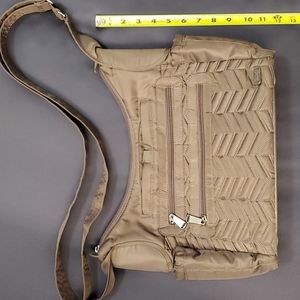 Lug Camper crossbody in walnut brown